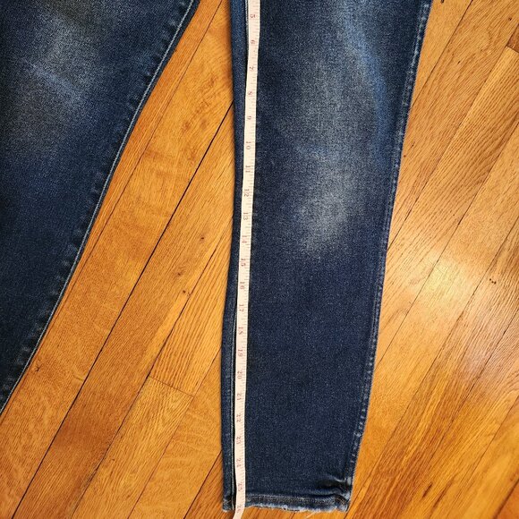 Point Sur Hightower Straight 10" Jeans Size 27 EUC Dark Blue - Picture 8 of 11
